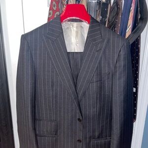 Grey Pinstriped Suitsupply Suit 44r
